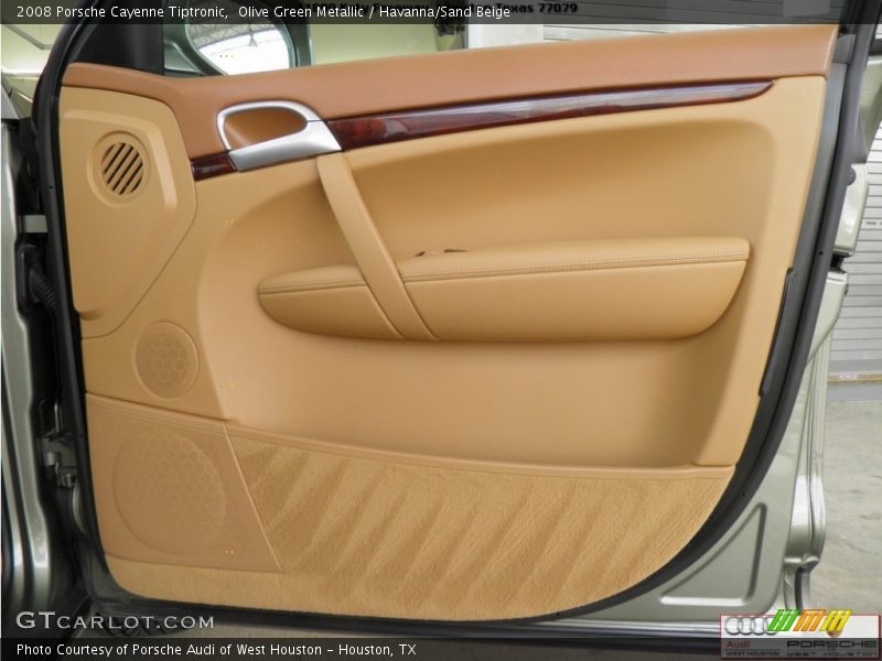 Olive Green Metallic / Havanna/Sand Beige 2008 Porsche Cayenne Tiptronic