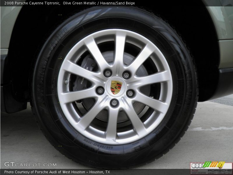 Olive Green Metallic / Havanna/Sand Beige 2008 Porsche Cayenne Tiptronic