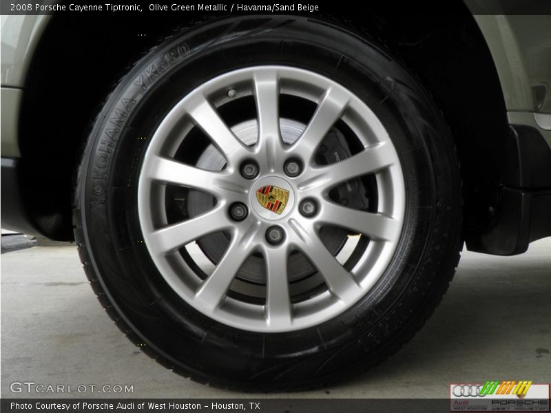 Olive Green Metallic / Havanna/Sand Beige 2008 Porsche Cayenne Tiptronic