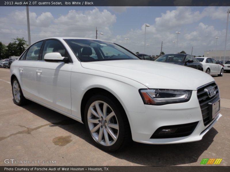 Ibis White / Black 2013 Audi A4 2.0T quattro Sedan