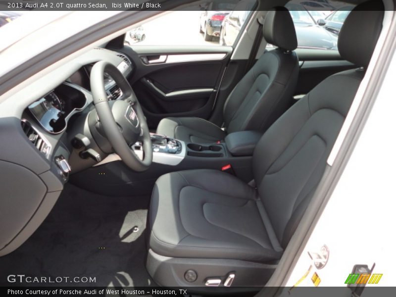Ibis White / Black 2013 Audi A4 2.0T quattro Sedan