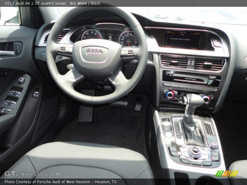 Ibis White / Black 2013 Audi A4 2.0T quattro Sedan