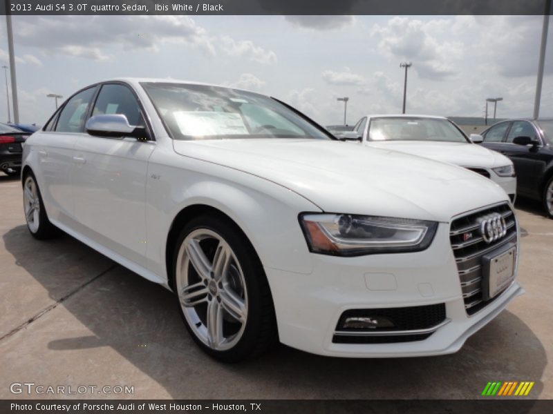 Ibis White / Black 2013 Audi S4 3.0T quattro Sedan