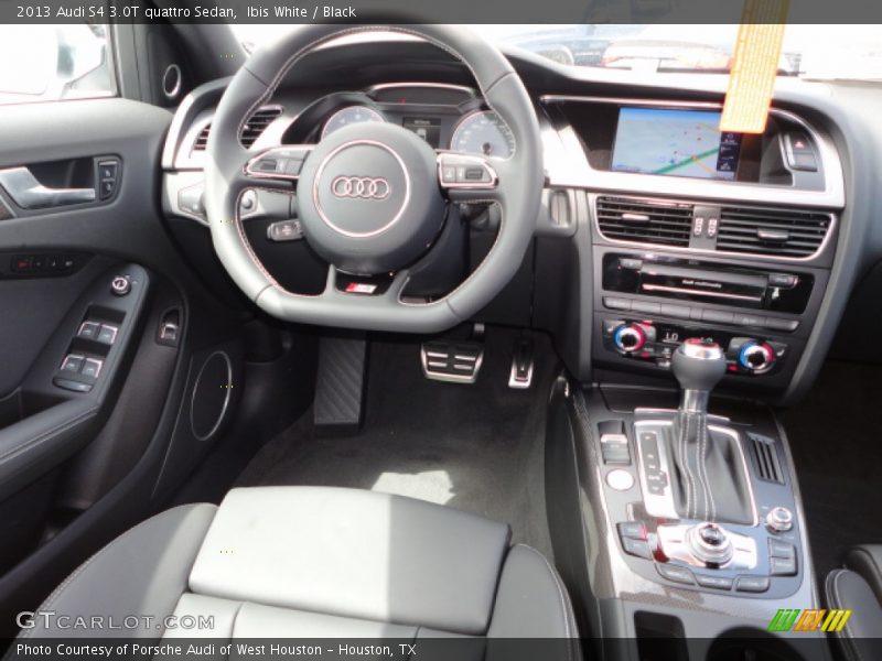 Ibis White / Black 2013 Audi S4 3.0T quattro Sedan