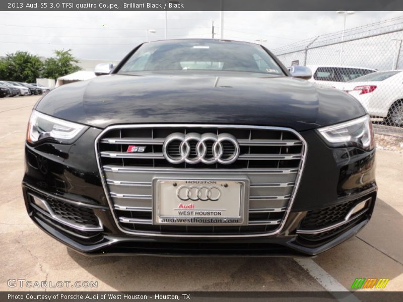 Brilliant Black / Black 2013 Audi S5 3.0 TFSI quattro Coupe