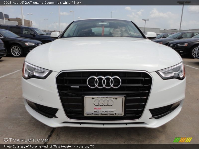 Ibis White / Black 2013 Audi A5 2.0T quattro Coupe