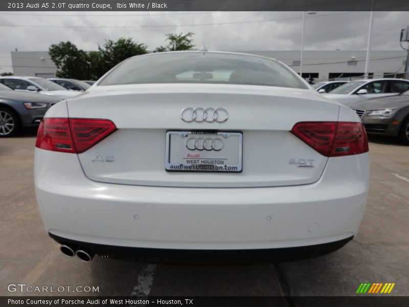 Ibis White / Black 2013 Audi A5 2.0T quattro Coupe
