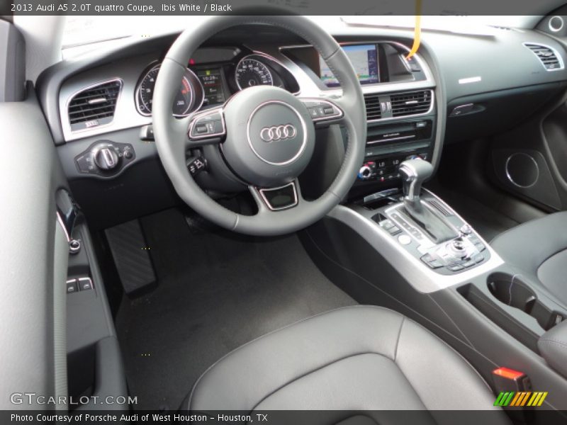 Ibis White / Black 2013 Audi A5 2.0T quattro Coupe