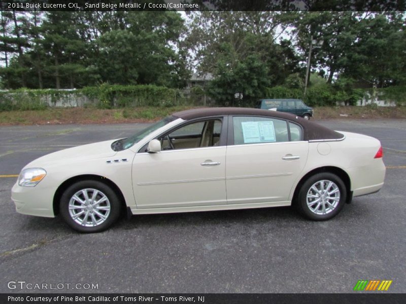 Sand Beige Metallic / Cocoa/Cashmere 2011 Buick Lucerne CXL