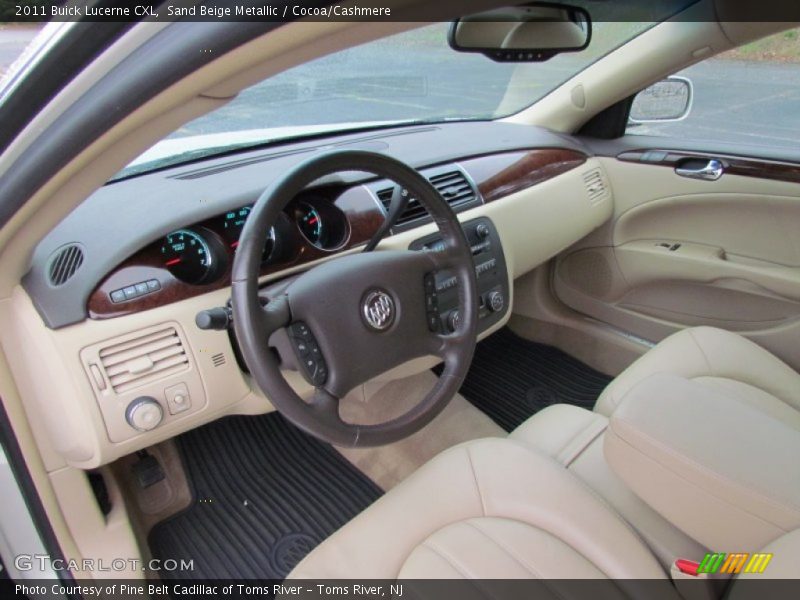 Sand Beige Metallic / Cocoa/Cashmere 2011 Buick Lucerne CXL