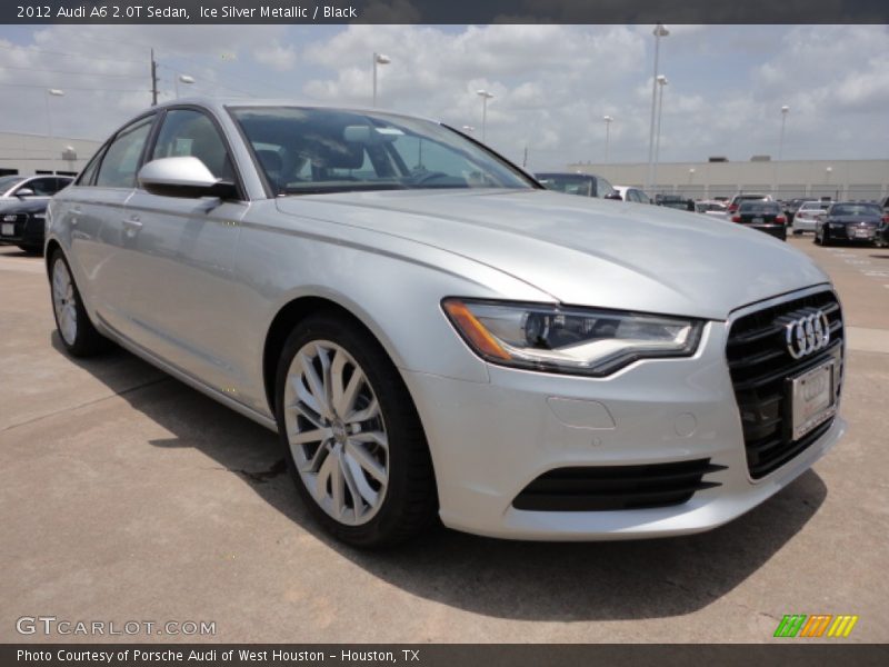 Ice Silver Metallic / Black 2012 Audi A6 2.0T Sedan