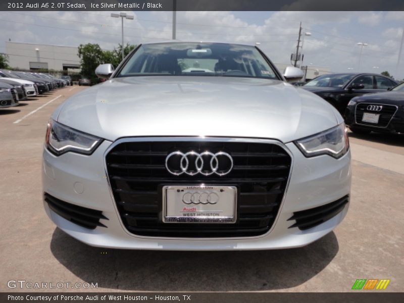 Ice Silver Metallic / Black 2012 Audi A6 2.0T Sedan