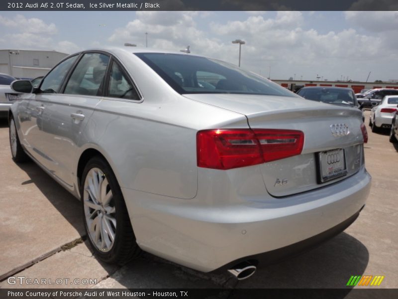 Ice Silver Metallic / Black 2012 Audi A6 2.0T Sedan