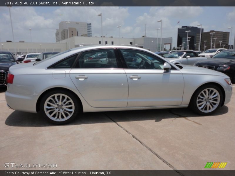 Ice Silver Metallic / Black 2012 Audi A6 2.0T Sedan