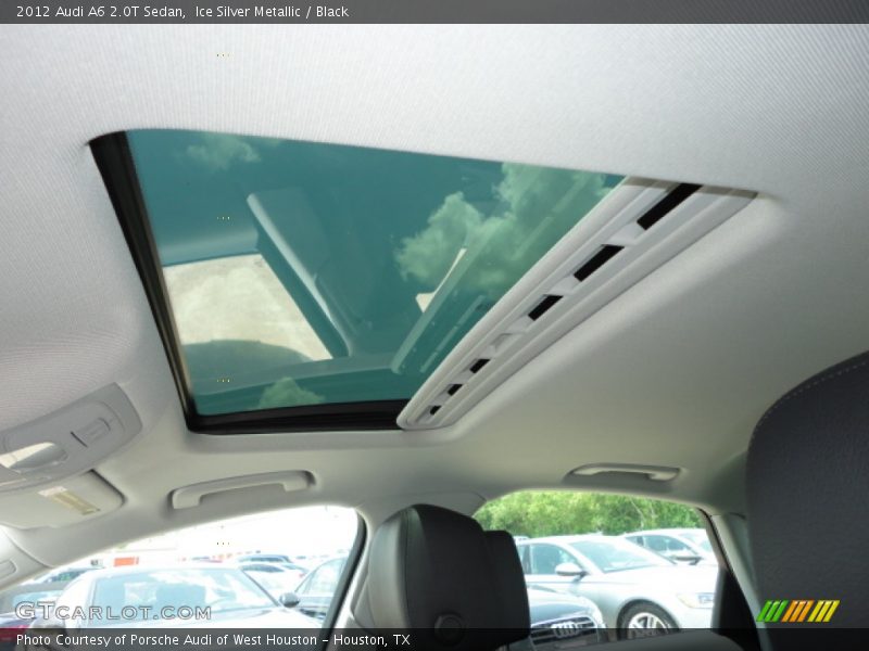 Ice Silver Metallic / Black 2012 Audi A6 2.0T Sedan