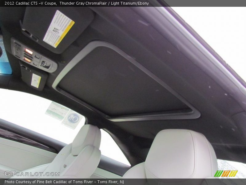 Sunroof of 2012 CTS -V Coupe
