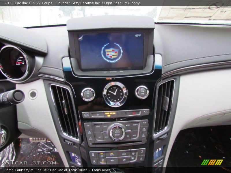 Controls of 2012 CTS -V Coupe