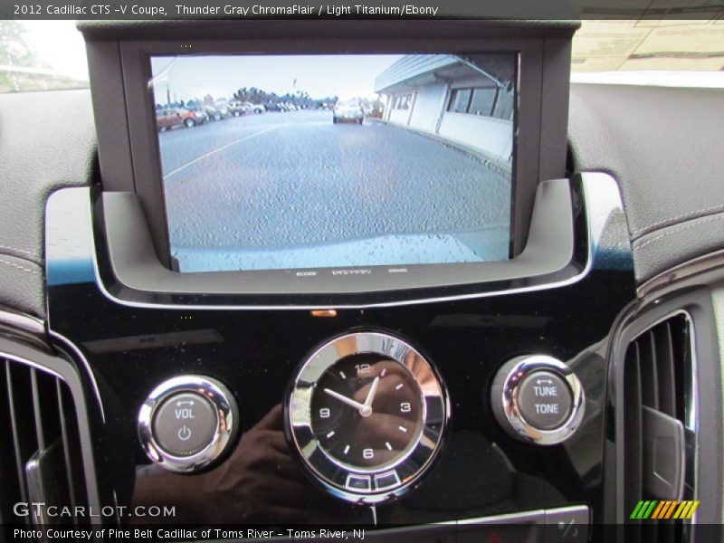 Thunder Gray ChromaFlair / Light Titanium/Ebony 2012 Cadillac CTS -V Coupe