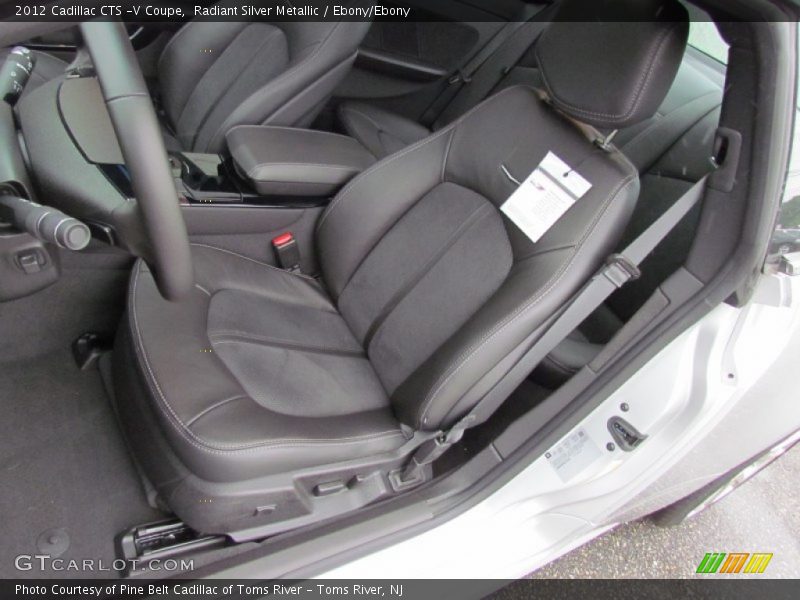 Front Seat of 2012 CTS -V Coupe