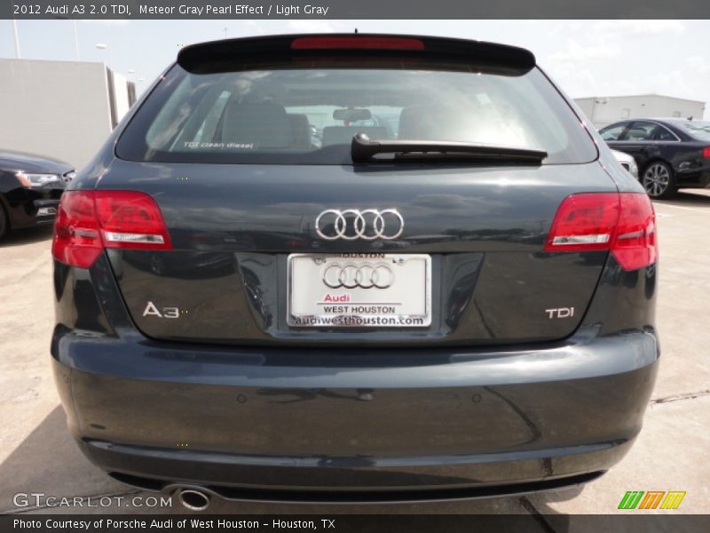 Meteor Gray Pearl Effect / Light Gray 2012 Audi A3 2.0 TDI