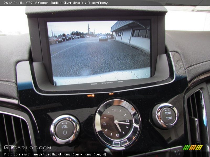 Radiant Silver Metallic / Ebony/Ebony 2012 Cadillac CTS -V Coupe