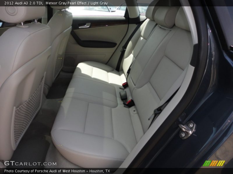 Meteor Gray Pearl Effect / Light Gray 2012 Audi A3 2.0 TDI