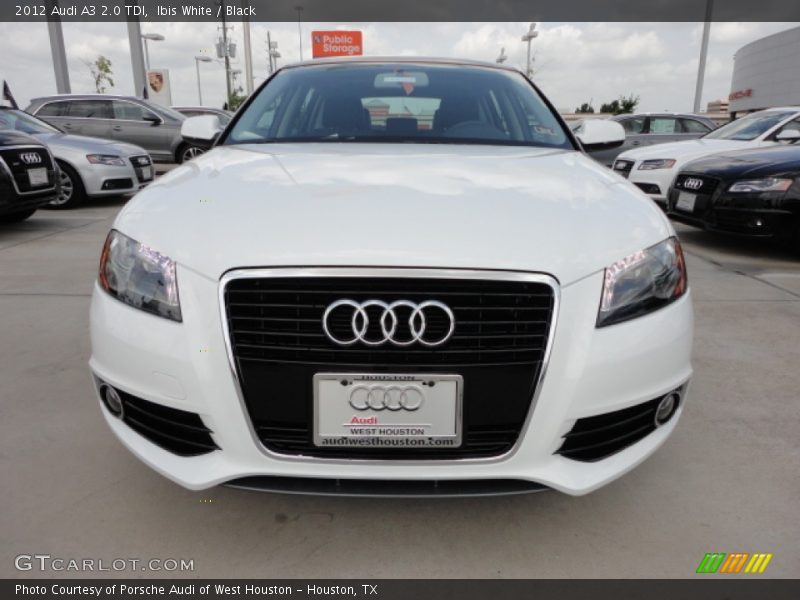 Ibis White / Black 2012 Audi A3 2.0 TDI