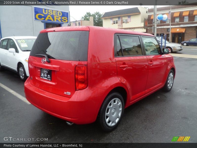 Absolutely Red / Release Series 6.0 Dark Gray/Red 2009 Scion xB Release Series 6.0