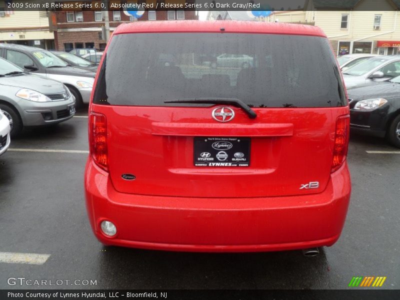 Absolutely Red / Release Series 6.0 Dark Gray/Red 2009 Scion xB Release Series 6.0