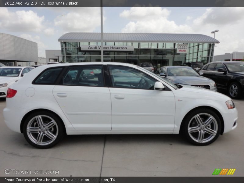 Ibis White / Black 2012 Audi A3 2.0 TDI