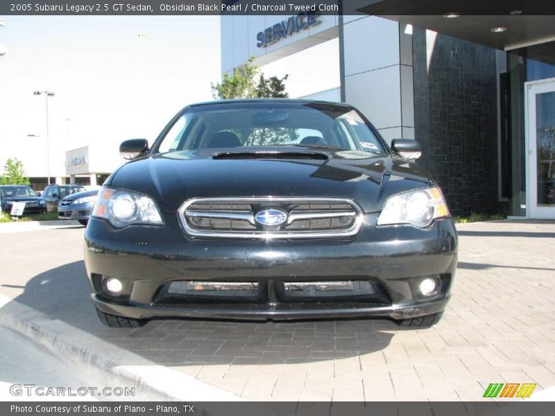 Obsidian Black Pearl / Charcoal Tweed Cloth 2005 Subaru Legacy 2.5 GT Sedan