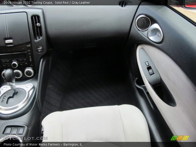 Solid Red / Gray Leather 2009 Nissan 370Z Touring Coupe