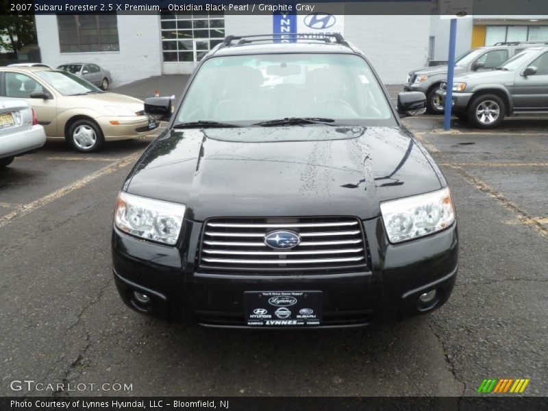 Obsidian Black Pearl / Graphite Gray 2007 Subaru Forester 2.5 X Premium