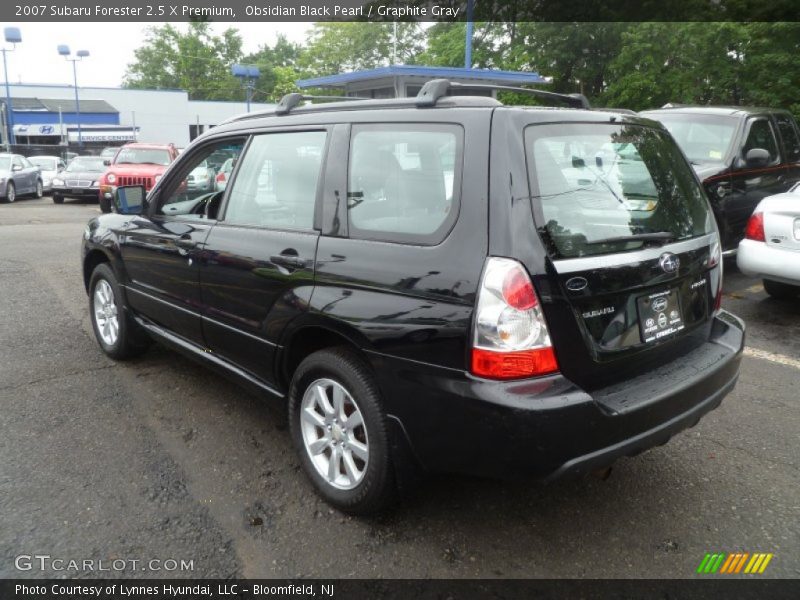 Obsidian Black Pearl / Graphite Gray 2007 Subaru Forester 2.5 X Premium