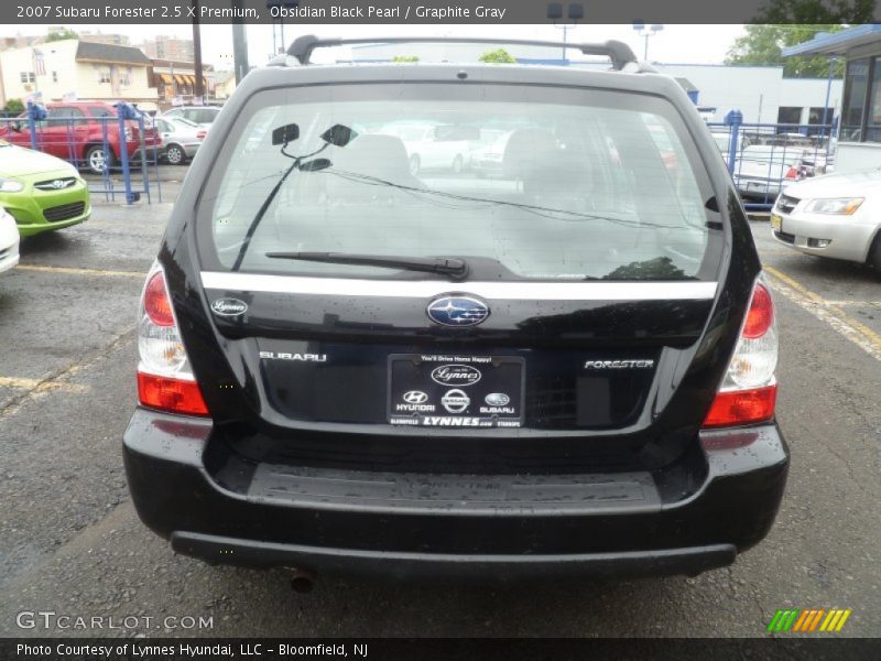 Obsidian Black Pearl / Graphite Gray 2007 Subaru Forester 2.5 X Premium