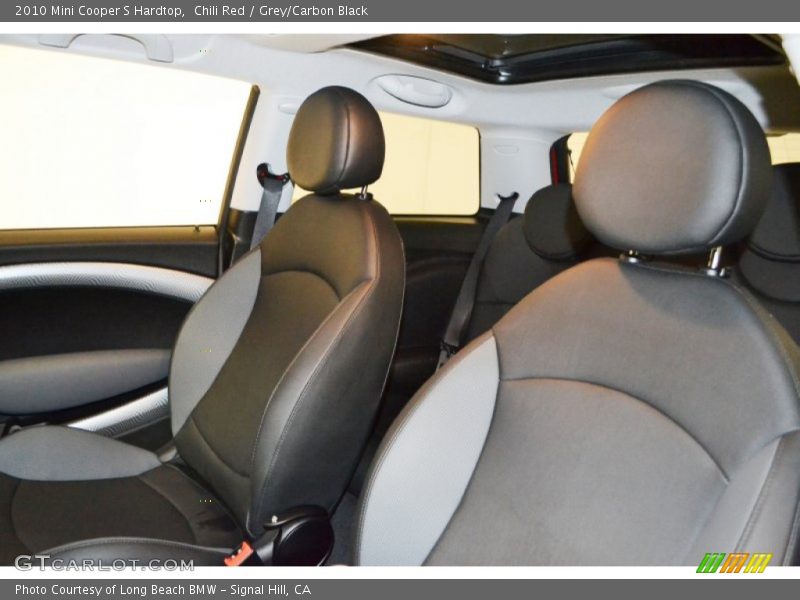 Chili Red / Grey/Carbon Black 2010 Mini Cooper S Hardtop