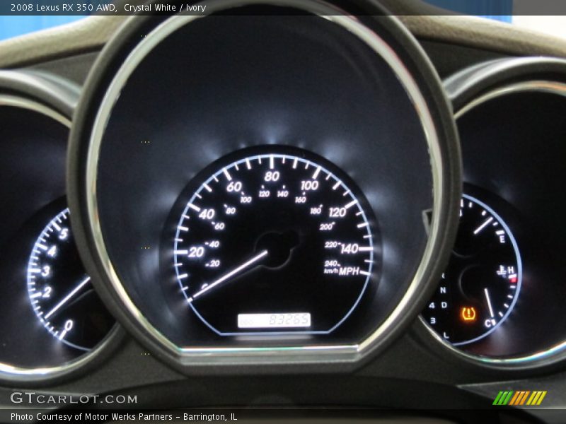 Crystal White / Ivory 2008 Lexus RX 350 AWD