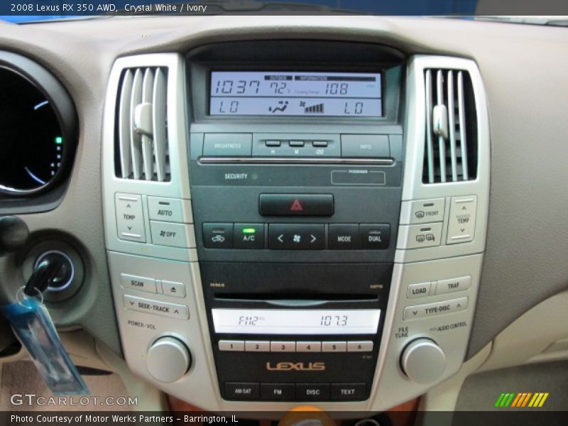 Crystal White / Ivory 2008 Lexus RX 350 AWD