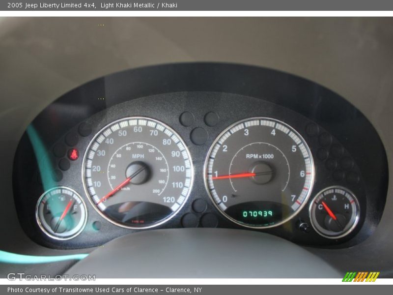 Light Khaki Metallic / Khaki 2005 Jeep Liberty Limited 4x4