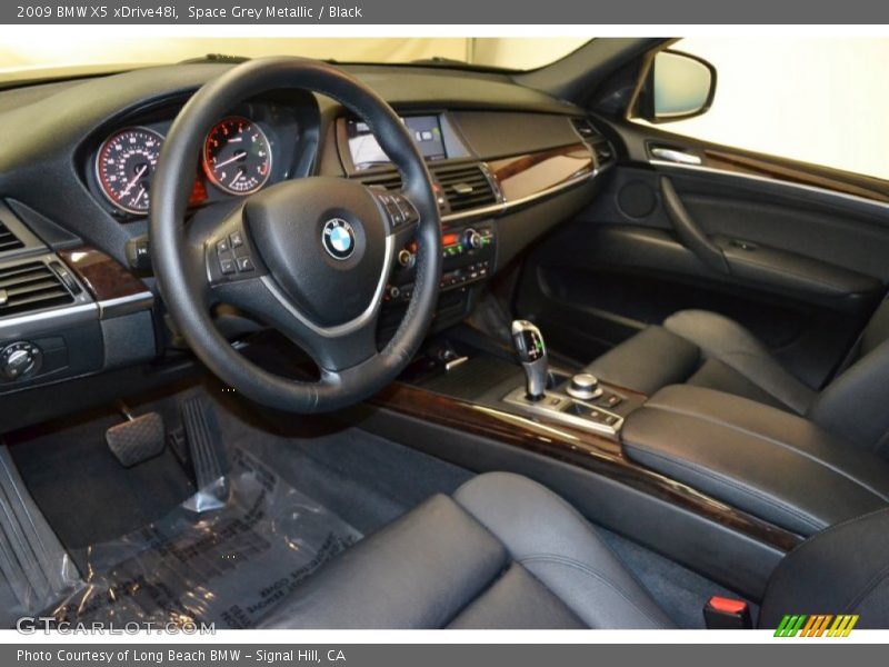 Space Grey Metallic / Black 2009 BMW X5 xDrive48i