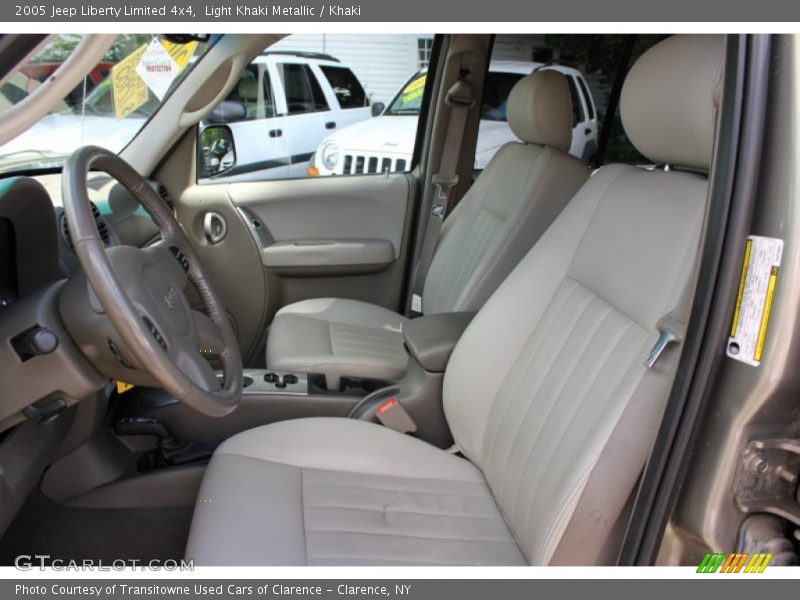Light Khaki Metallic / Khaki 2005 Jeep Liberty Limited 4x4