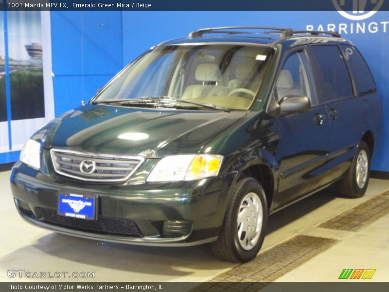 Emerald Green Mica / Beige 2001 Mazda MPV LX