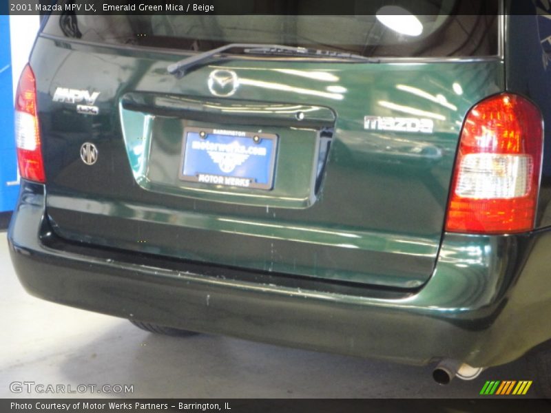 Emerald Green Mica / Beige 2001 Mazda MPV LX