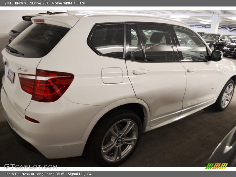 Alpine White / Black 2013 BMW X3 xDrive 35i
