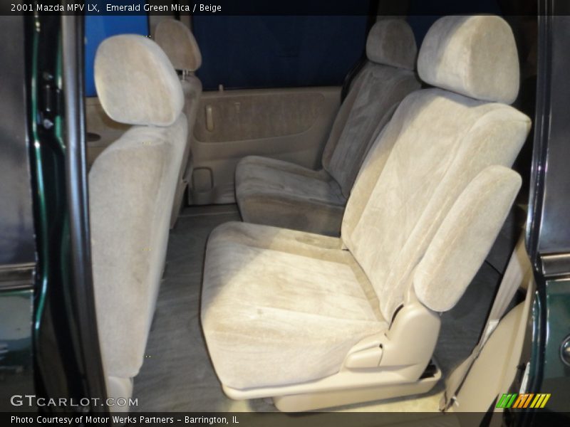 Rear Seat of 2001 MPV LX