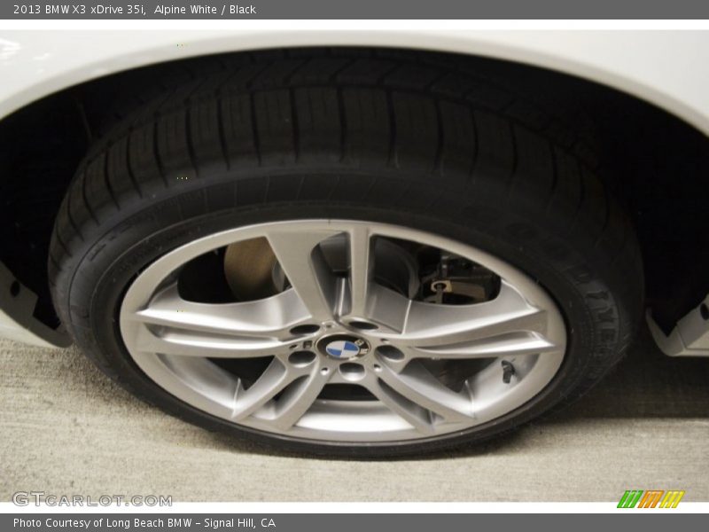 Alpine White / Black 2013 BMW X3 xDrive 35i