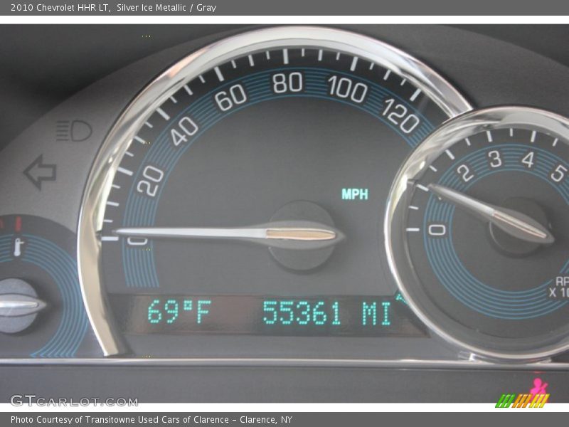 Silver Ice Metallic / Gray 2010 Chevrolet HHR LT