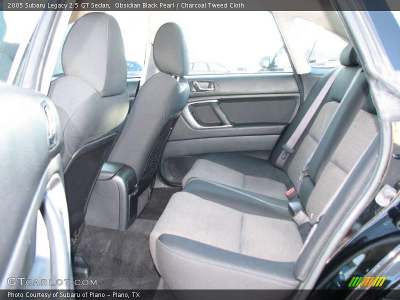 Obsidian Black Pearl / Charcoal Tweed Cloth 2005 Subaru Legacy 2.5 GT Sedan