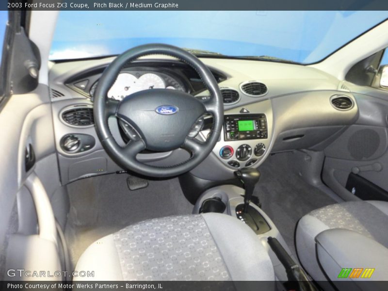 Pitch Black / Medium Graphite 2003 Ford Focus ZX3 Coupe