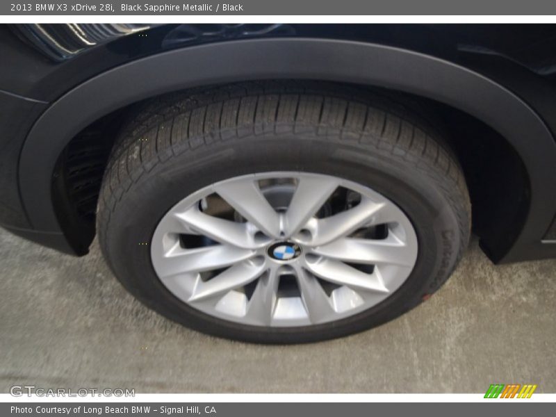 Black Sapphire Metallic / Black 2013 BMW X3 xDrive 28i